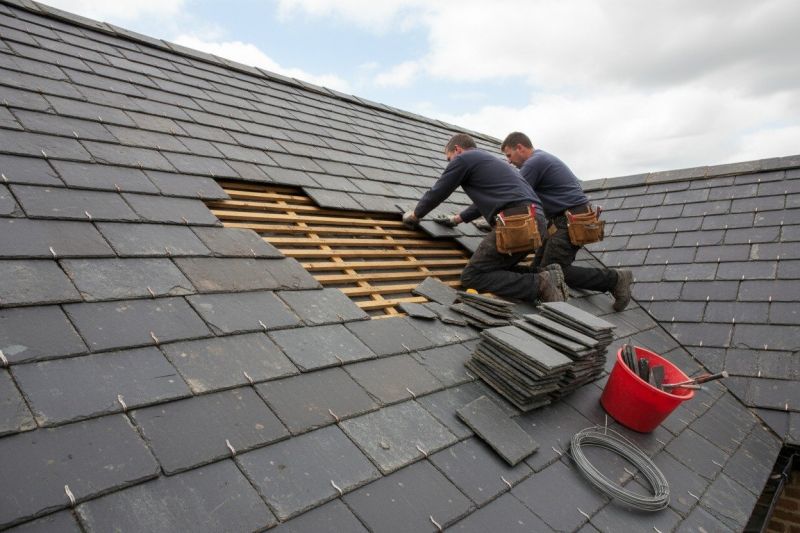 Slate Roof Repair detail